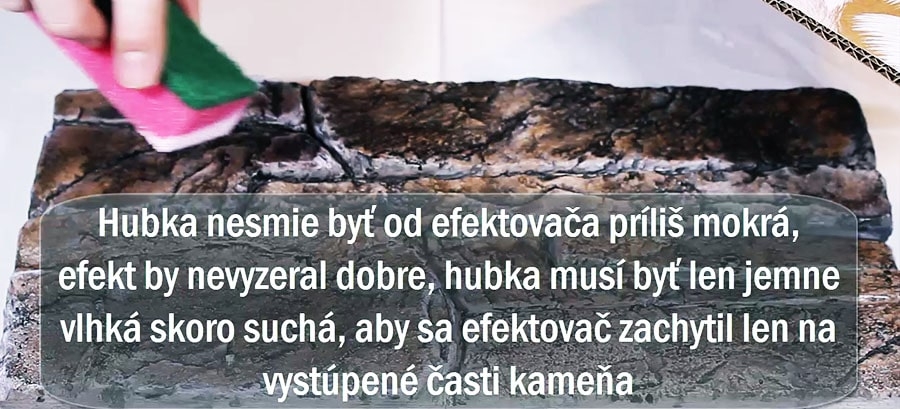worn stone efekt-efekt obitého kameňa