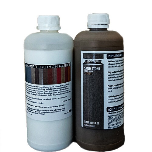 2ks SET Barev - Kámen PÍSKOVEC - základní efekt